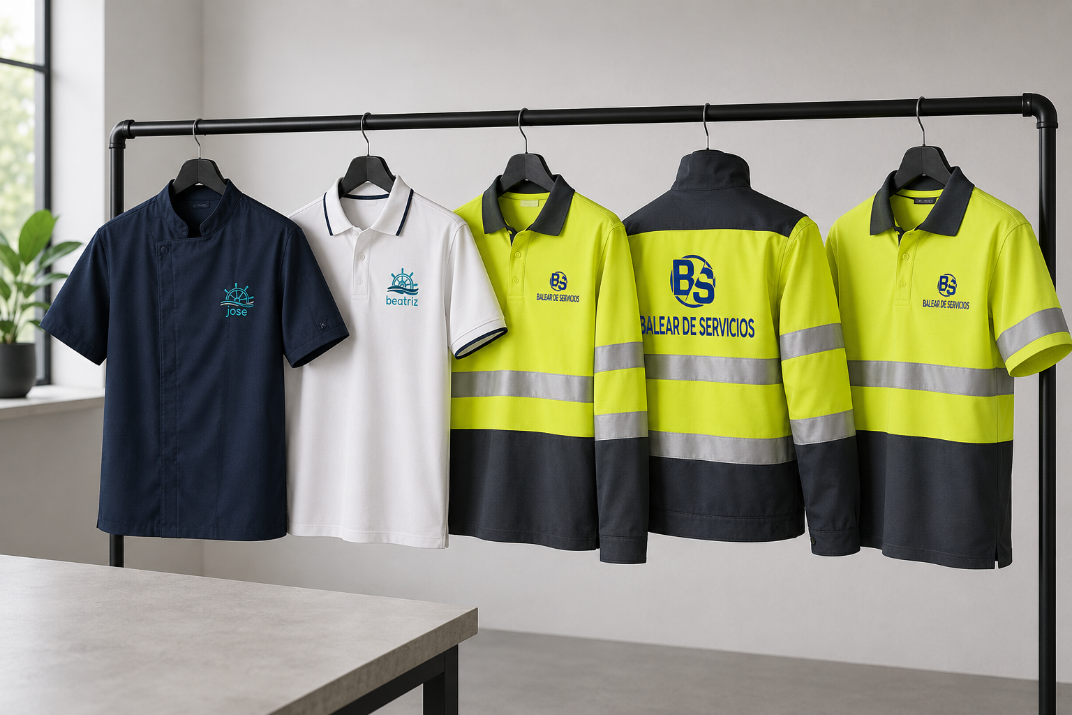 Uniformes y ropa laboral personalizada con logotipo